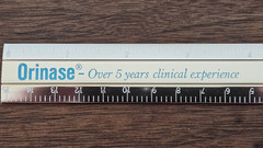 1960s Upjohn Orinase ruler metal souvenir physician promo Diabetes Sulfonylurea