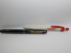 ROERIG UNASYN DRUG REP PEN LOT OF 2 METAL & PLASTIC