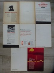 VINTAGE LOT OF 8 Ciba Clinical Symposia issues, 1950s – 1970s