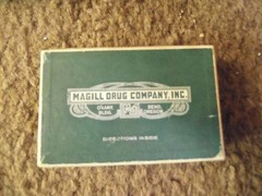 3 Vintage BOXES-2 OREGON Cardboard Prescription Pill Medicine -RX-LOT 4-1 WASH
