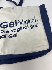 Vintage MetroGel Vaginal Pharma Promo Tote Bag Canvas Doctor Medical Advertising