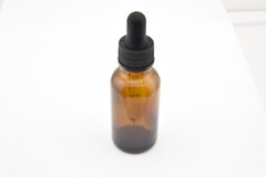 Amber Glass Bottle with ml Graduated Dropper 4″ Tall 1-Ounce