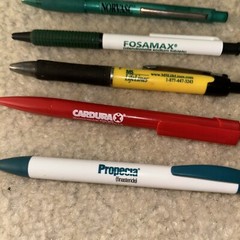 Lot of 18 Pharmaceutical drug rep pens. Viagra. Norvasc. Lipitor. Zocor. Pfizer