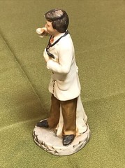 Vtg 1970s Ayerst Bisque Porcelain Doctor 5”T Figurine Pharmaceutical Promotion