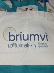 Vintage Briumvi Tote Bag Pharmaceutical Advertising