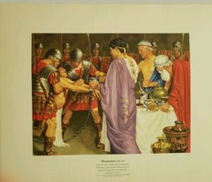 Vintage 1951 Set of 6 Parke Davis A History Of Pharmacy In Pictures Lithographs