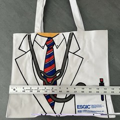 VTG Esgic Codene Capsule Medicine Pharmaceutical Swag Promo Ad Canvas Tote Bag