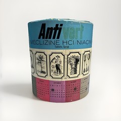 Vintage 1966 – ATARAX & Antivert Drug Rep Promotional Item – Pen Holder Cup