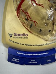 Pharmaceutical Drug Rep Doctors Office Heart Displays Xarelto