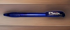 Plavix Blue Drug Rep Ink PEN Medical Pharmaceutical Collectible Advertising NEW