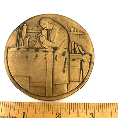 Vintage John J Abel/ Eli Lilly Award Bronze Paperweight (S1)