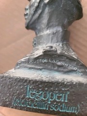 1977 The Oxford Bobby Resin Bust Bristol Laboratories Tegopen Promotional Statue