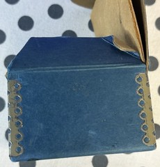Vintage Pharmaceutical Cardboard Box W/Metal Corners Empty Abbott Labs Medicine