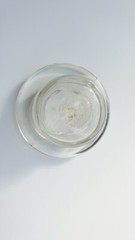 COFFEINUM, Vintage Glass Apothecary Pharmacy Clear Jar, 100 ml, with Cap