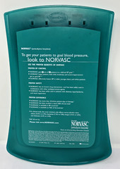 Vtg Drug Rep Advertising NORVASC Amlodipine Pharmaceutical Clipboard Pad Pfizer