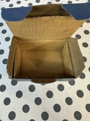 Vintage Pharmaceutical Cardboard Box W/Metal Corners Empty Abbott Labs Medicine