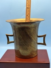 Vintage Solid Brass Mortar & Pestle Made in India 4.5” Apothecary Spice Grinder