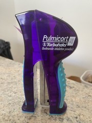 Drug Rep Pharmaceutical Stapler & Pens RARE Pulmicort New Box Advertising Purple