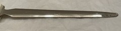 VTG 1980’s MEAD JOHNSON QUIBRON-T SR 7″ METAL LETTER OPENER PHARMA REP LOGO
