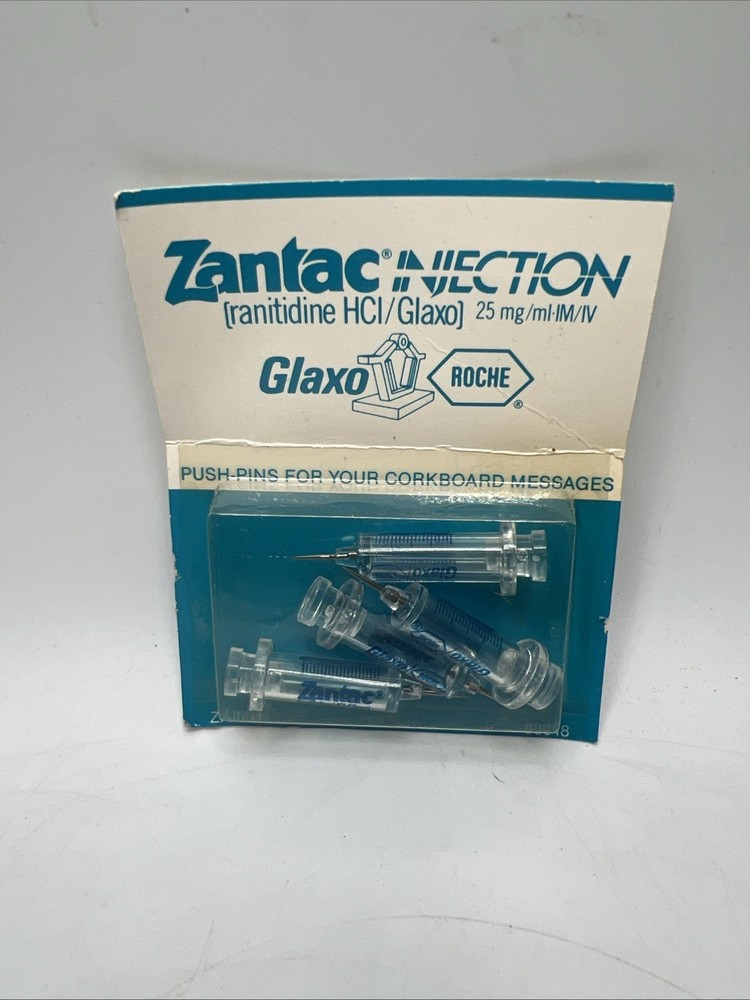 Zantac Injection Push-pins For Your Corkboard Messages