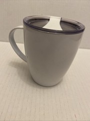 Merck Pharmaceutical Branded White Hot Cold Drinking C Handle Mug 12 oz/355 ml.