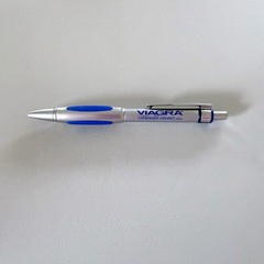 Rare Viagra Pfizer Pharma Drug Rep Pens Lot of 9 Metal Click & Dosing Guide NOS