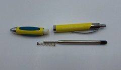 Drug Rep BYETTA Collectible Heavy Metal Pharmaceutical Pen RARE (Needs New Ink)