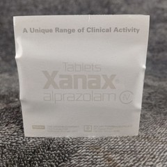 Vtg Xanax Pharmaceutical Advertising Post It Note Cube 90s Alprazolam READ 1992