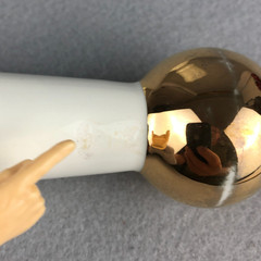 OWENS ILLINOIS Pharmacy Mortar Pestle VTG Porcelain BIG APOTHECARY STORE DISPLAY