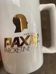 Paxil Paroxetine HCI Pharmaceutical Collectible Pharma Rep Coffee Mug