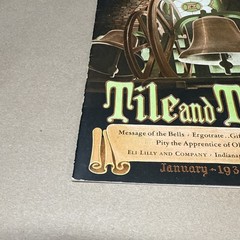 Tile And Till Magazine Eli Lilly And Company January 1936 Indianapolis Indiana