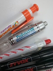 Lot of 7 Drug Rep Pharmaceutical Pens Pharma Medical Advertising Collectible