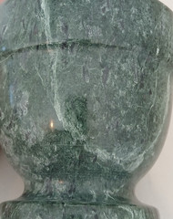 Green Natural Stone Marble Footed Mortar & Pestle 4″x3.77″