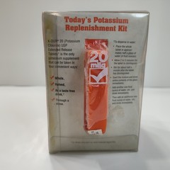 K-Dur 20 Potassium Key Pharmaceuticals Drug Rep Swag Mug Straw 1992 NOS