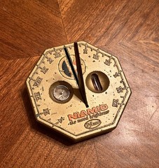 Vintage Pfizer NILAMID Pharmaceutical Advertising Sundial Desk Compass