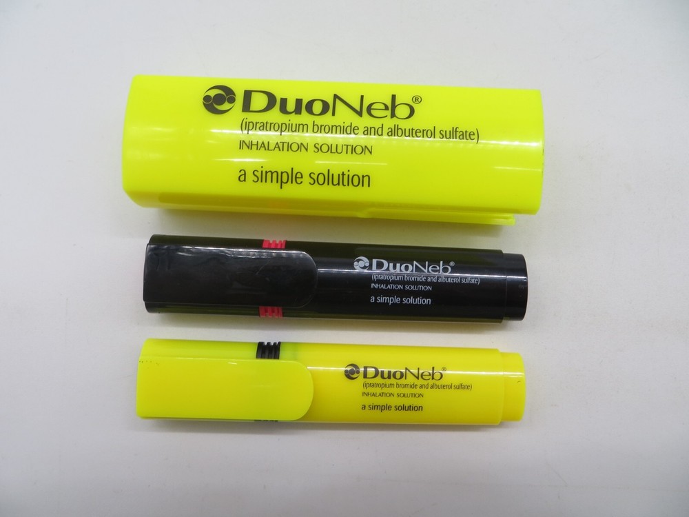 Drug Rep Promo Hi-Lighter DuoNeb doctors office promotional item