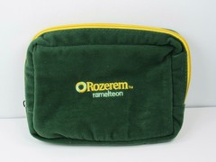 Rozerem 9 Pc Drug Rep Lot Pouch PENS Magnet Ear Plugs Sleep Diary Info Brochure