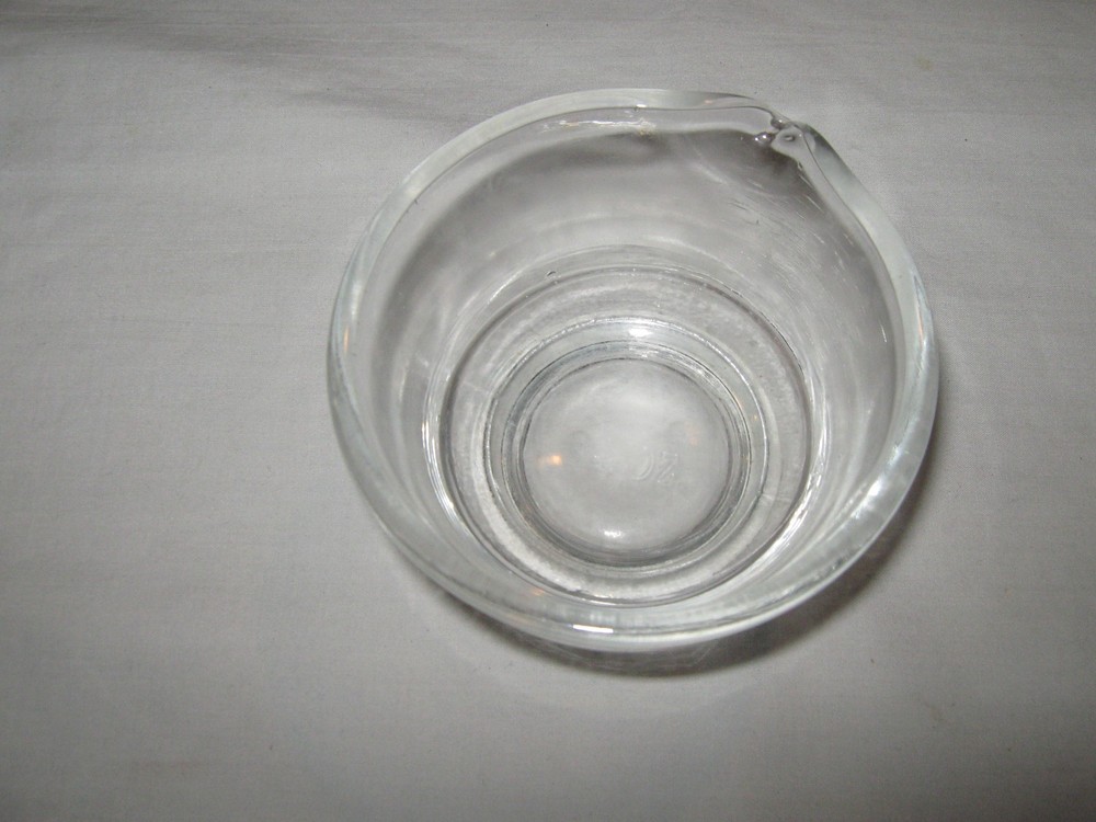 Pharmacy, Morter, Glass , 10″ Circ . , 2 1/2″ High