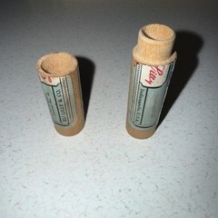Small Pox Vaccine Wooden Viral Tube By Eli Lilly April 13 1939