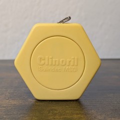 Clinoril (Sulindac MSD) Yellow Tape Measure Pharmaceutical Drug Rep Promo Advert