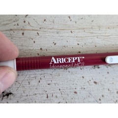 Pair Medical Advertising Pens Aricept Prosicor *DRY INK*