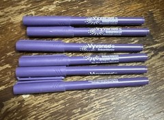 VYVANSE Pharmaceutical Markers Thin Pen Drug Rep Purple Lot Of 6 See All Pic!