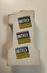 VTG 90’s IMITREX „FIRST TO MARKET“ # ONE RUBBER STRESS RELIEF HAND GRIPER PHARMA