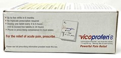 Vintage Rare Vicodin Vicoprofen hydrocodone desk clock – Tested And Working NOS