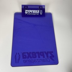 Zyprexa And Geodon Clip Boards Pharmaceutical Advertising
