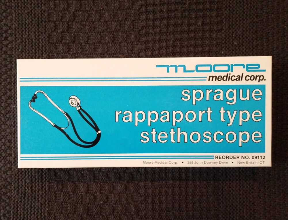 Pharmaceutical Drug Rep Promo Sprague Rappaport Type Stethoscope