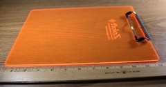 ZOLOFT Pfizer Pharmaceutical Clipboard 1991 FDA Approval Glow Orange Research