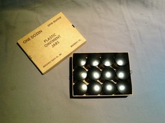 New 1 Dozen unused plastic medicine ointment jars with screw cap 1 oz. Vintage.