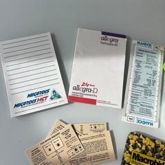 Vintage Pharmaceutical Advertising Pen Promotional Office Supply Lot Allegra