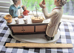 Capodimonte Apothecary Shop Pharmacist Pharmacy Display Gift Ceramic Statue